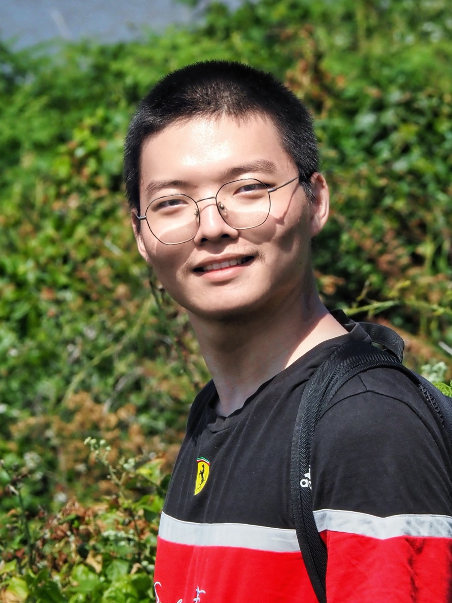 Tairan Wang on the England Coast Path in Clevedon